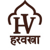 Logo with 'HV' and Devanagari text on a white background