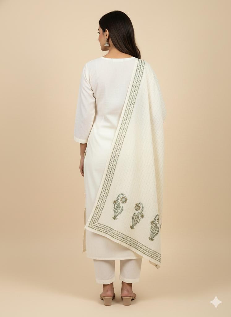Pure Cotton Printed Suit Set – 4 Elegant Color Variants | Hrvastraa Collection
