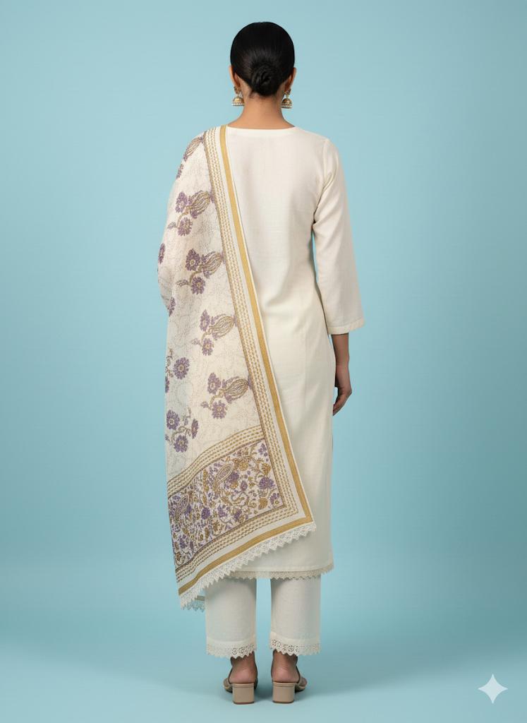 Pure Cotton Printed Suit Set – 4 Elegant Color Variants | Hrvastraa Collection